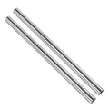 Stainless steel exhaust tubing mandrel rods, 2.5-inch OD, two parallel pipes