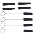 Jiayouy piano tuning mute kit: black triangular rubber mute bars, 8-piece set