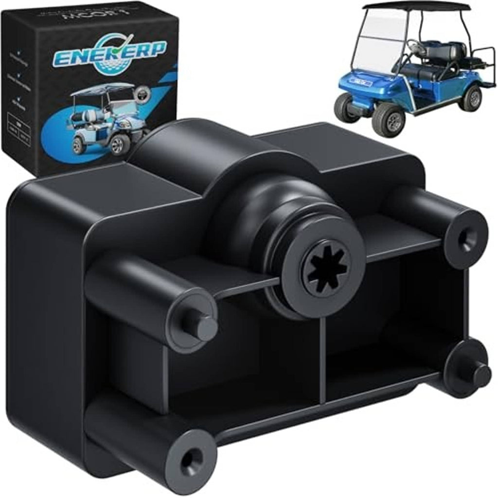 Golf cart throttle potentiometer accelerator, black housing with side shaft and mounting pins