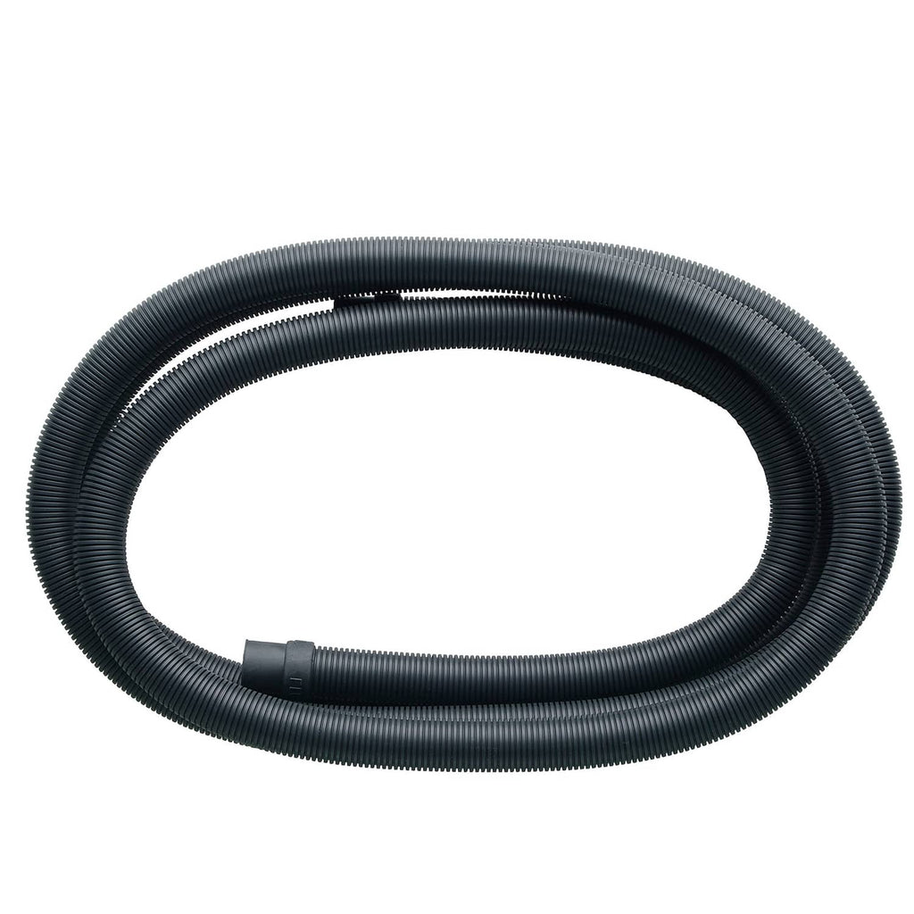 Fluval FX ribbed aquarium filter hosing, black coiled tube with end connector