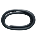 Fluval FX ribbed aquarium filter hosing, black coiled tube with end connector
