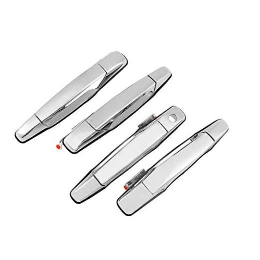 4-piece chrome exterior door handles for front/rear driver and passenger