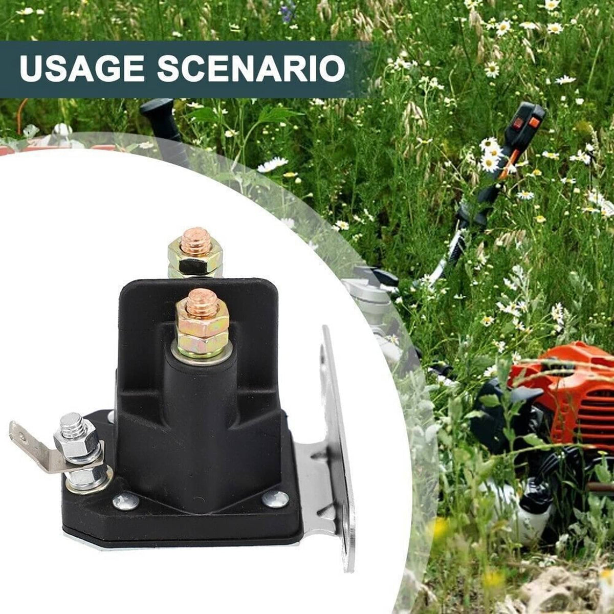 Black solenoid valve assembly with mounting bracket and copper-topped screws