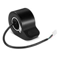 Black thumb throttle module with cable and white multi-pin connector