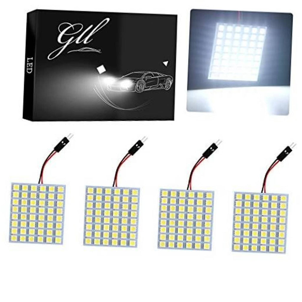 LED panel dome light kit with black box and bright white square LED panel