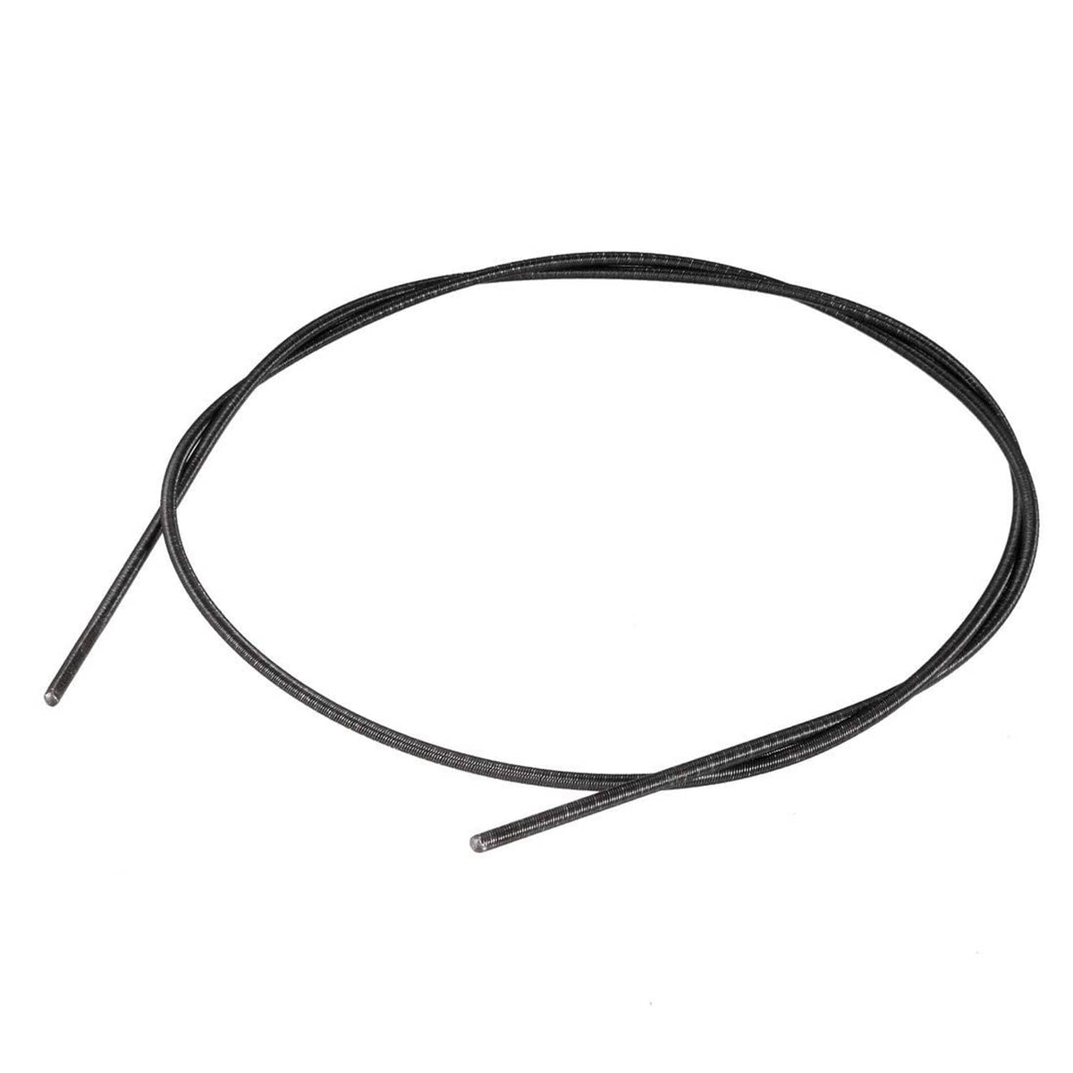 Flexible shaft inner core, 1/8 in (3 mm) black cable with metal tips