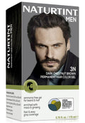Men permanent hair color gel box, 3N Dark Chestnut Brown