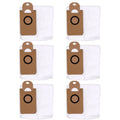 6-pack replacement dust bags with brown handle tabs and white filter pouches