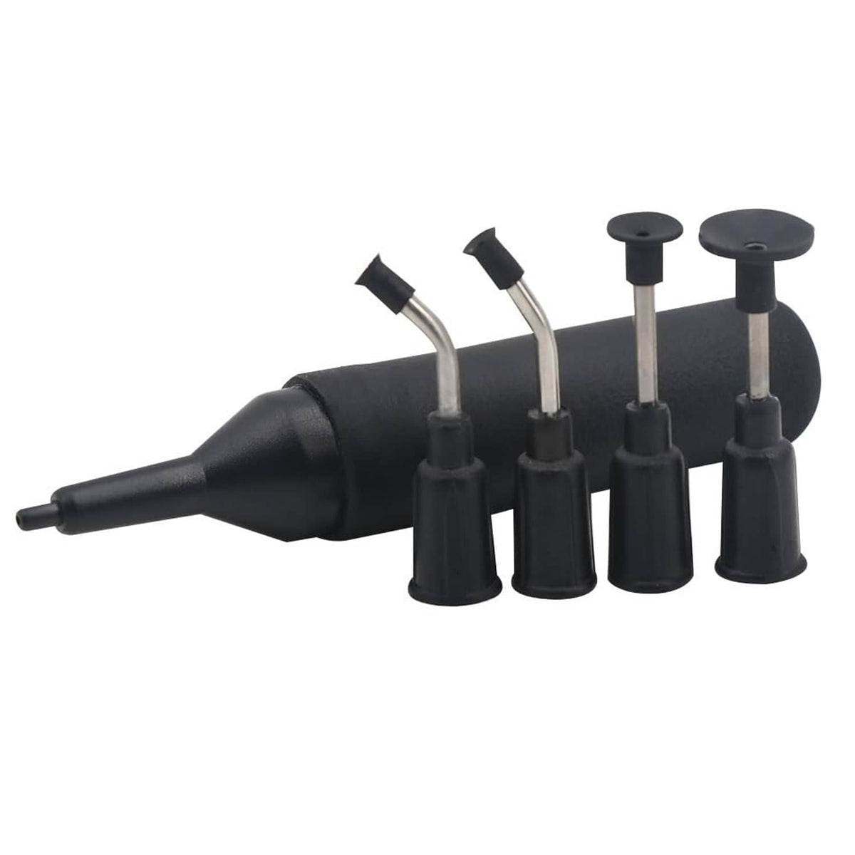 RivetOak Anti Static Vacuum Sucking Pen Mini IC Pick Up Tool with 4 Suction Black