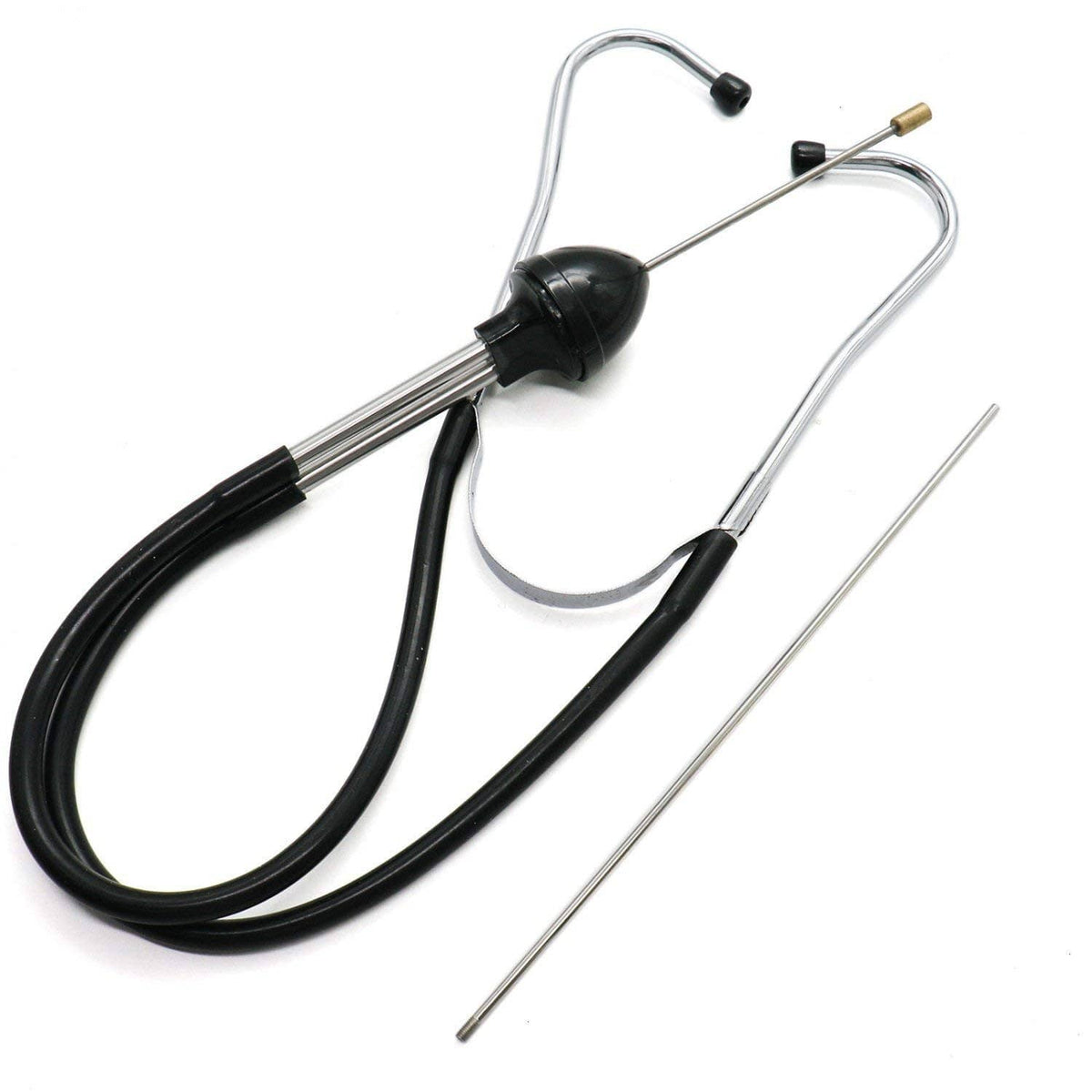 RivetOak Garnish Gripper Mechanic's Stethoscope Automotive Engine Diagnostic Black