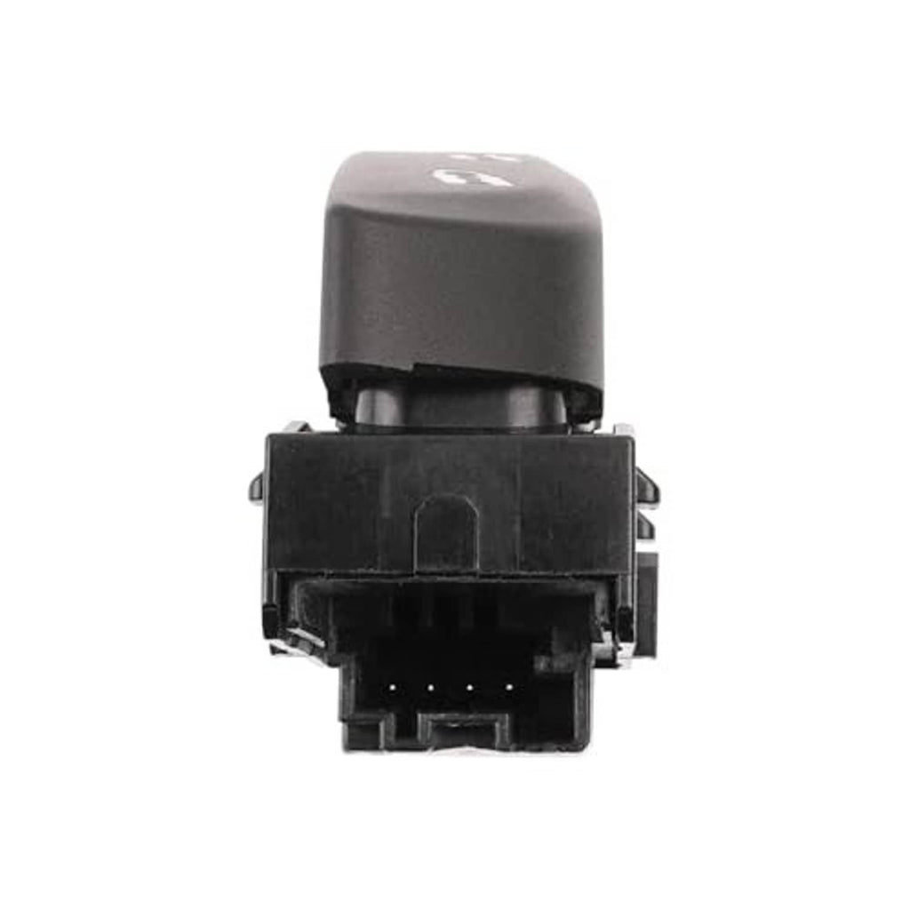 Rear view of door lock switch assembly with black connector housing