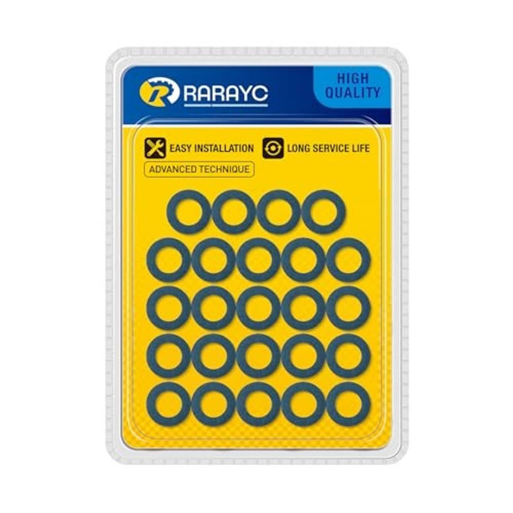 RARAYC oil drain plug gasket set, blister card with 24 blue crush washers