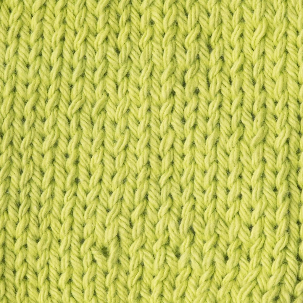 Light green ribbed knit or crochet fabric texture swatch