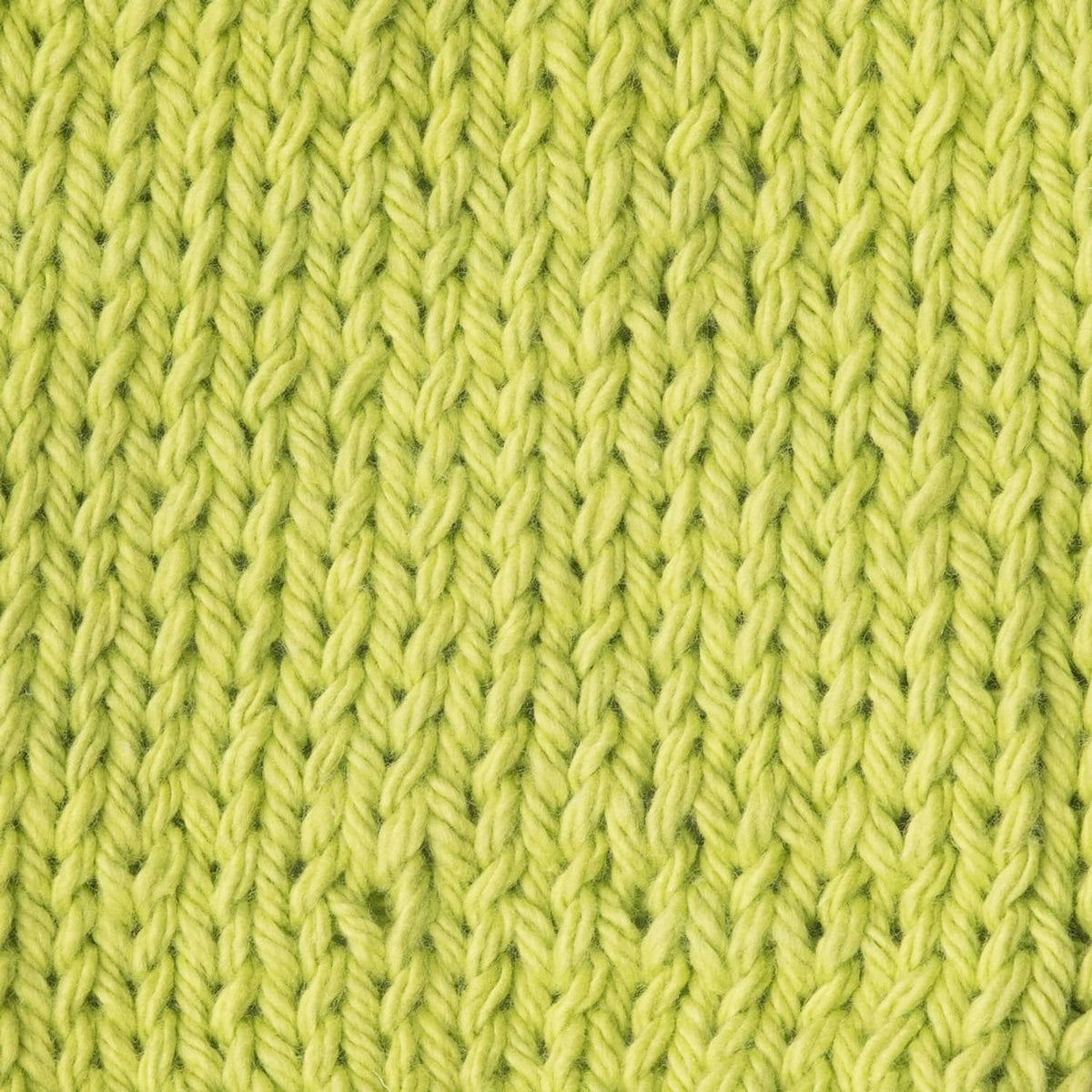 Light green ribbed knit or crochet fabric texture swatch