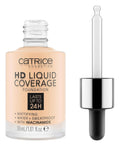 Liquid foundation bottle with black pump, Porcelain Beige shade