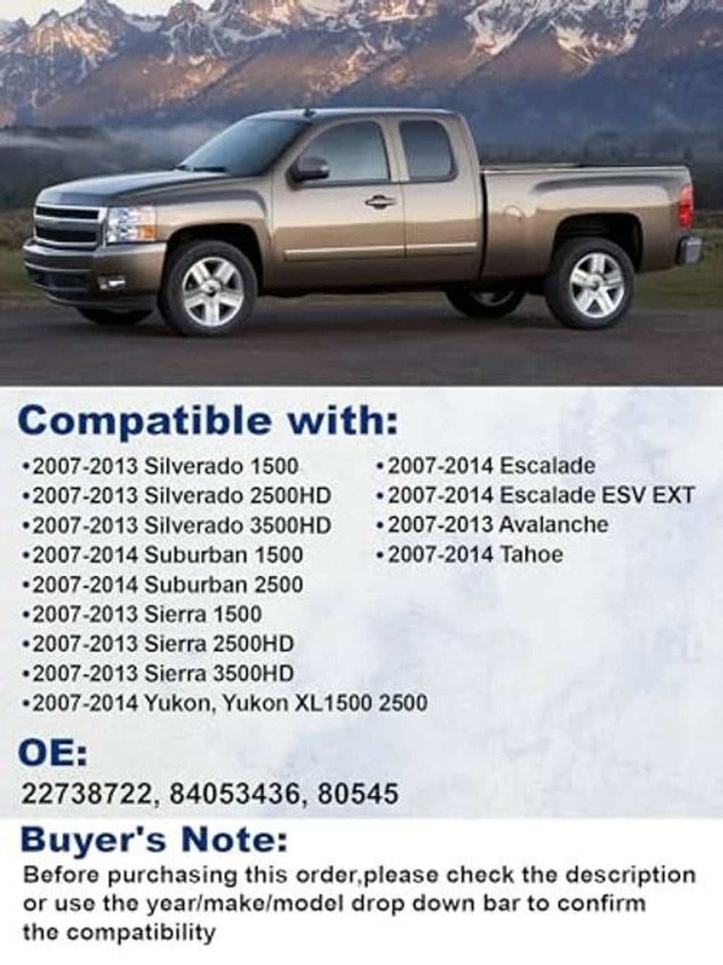 Silver pickup truck shown with a chrome passenger-side exterior door handle