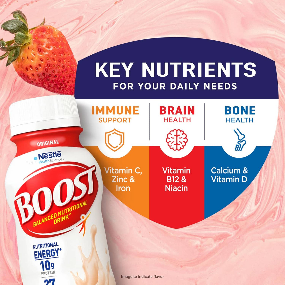 RivetOak BOOST Original Ready to Drink Nutritional Drink, Creamy 8 Fl Oz (Pack of 24)