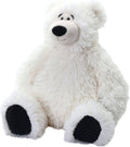White polar bear plush stuffed animal with black nose, eyes, and paws.