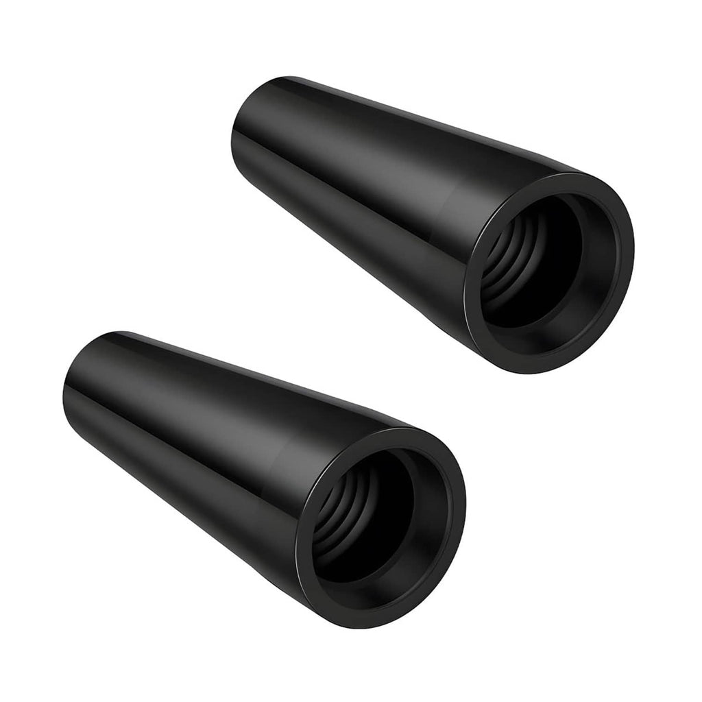 SHMZK flux core gasless replacement nozzle pair, black cylindrical tips