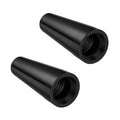 SHMZK flux core gasless replacement nozzle pair, black cylindrical tips