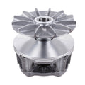 Silver metal primary clutch assembly with central bearing and fan-like fins