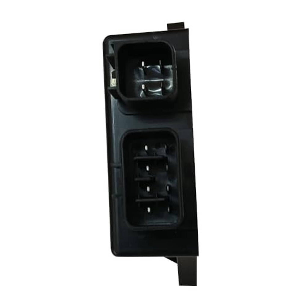 Ignition module CDI box showing twin socket ports on black housing