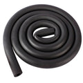 Black foam pipe insulation tube, rolled coil, 1-inch diameter