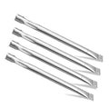 Stainless steel BBQ burner tube set, four long tubes with vent holes and mounting ends