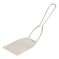 11-inch stainless steel cookie spatula with flat angled turner blade and loop handle