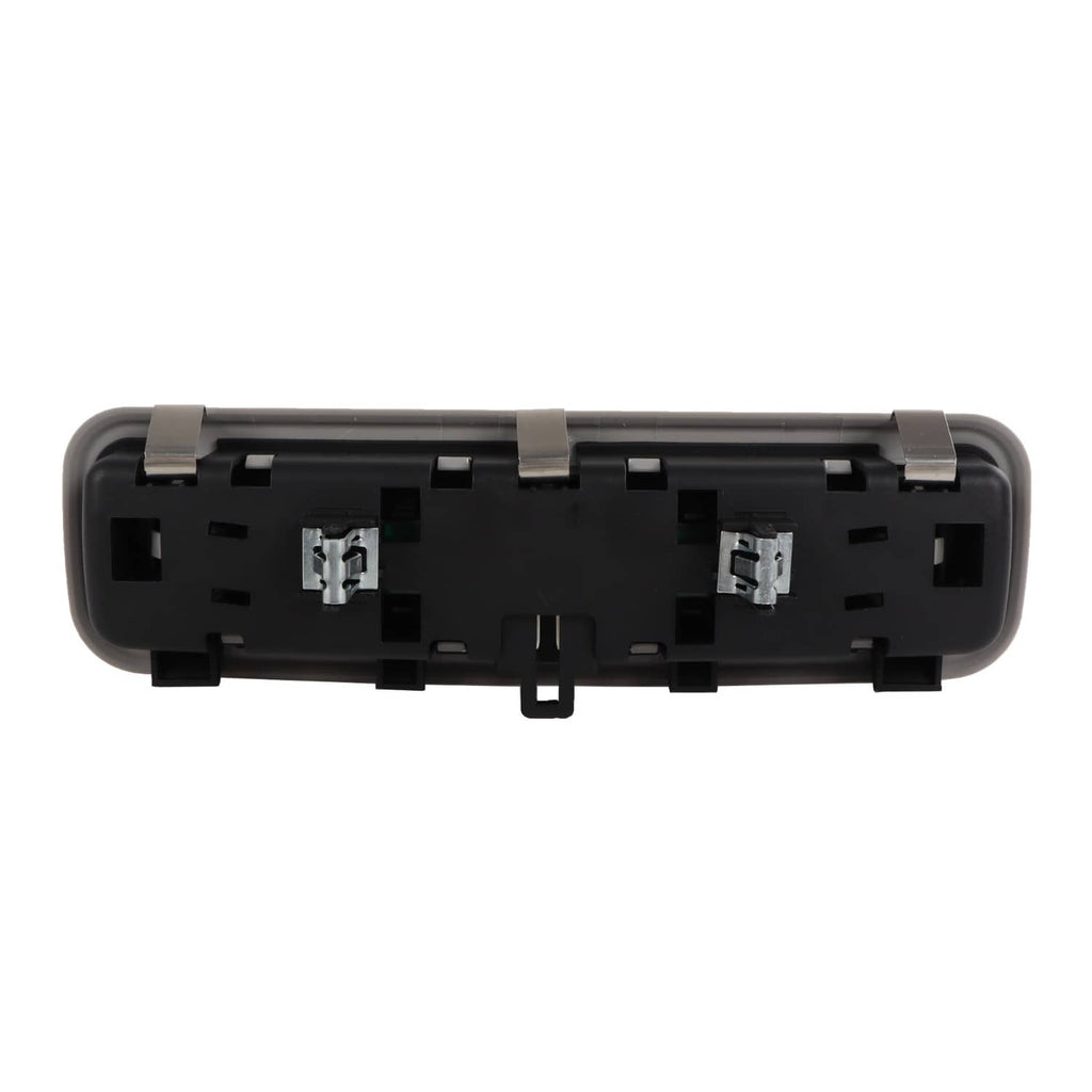 Gray rear dome light lamp with exposed black housing and metal connector tabs