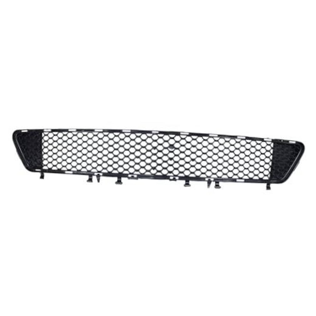Front bumper lower grille with black honeycomb mesh and mounting clips