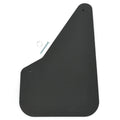 Black rudder blade with mounting holes and included bolts