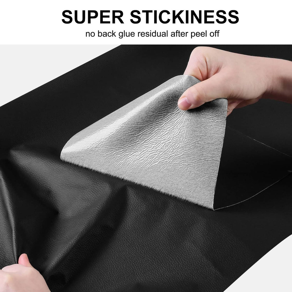 YAFLC self-adhesive leather repair patch sheet smoothed flat by hand
