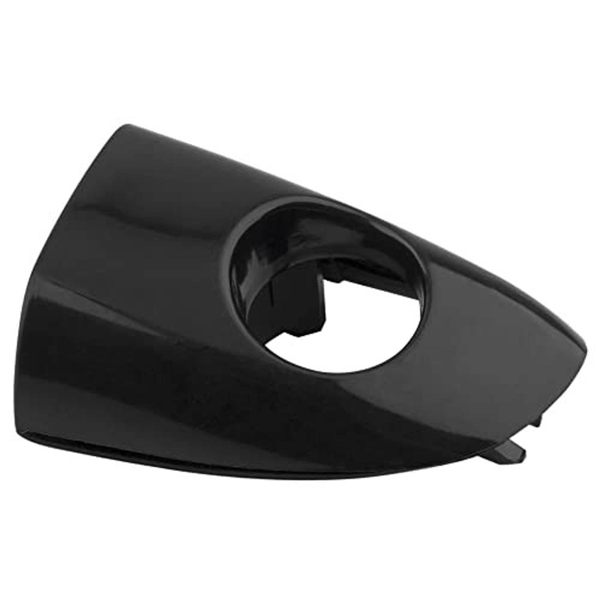 Black key cylinder cover trim, front left driver door handle