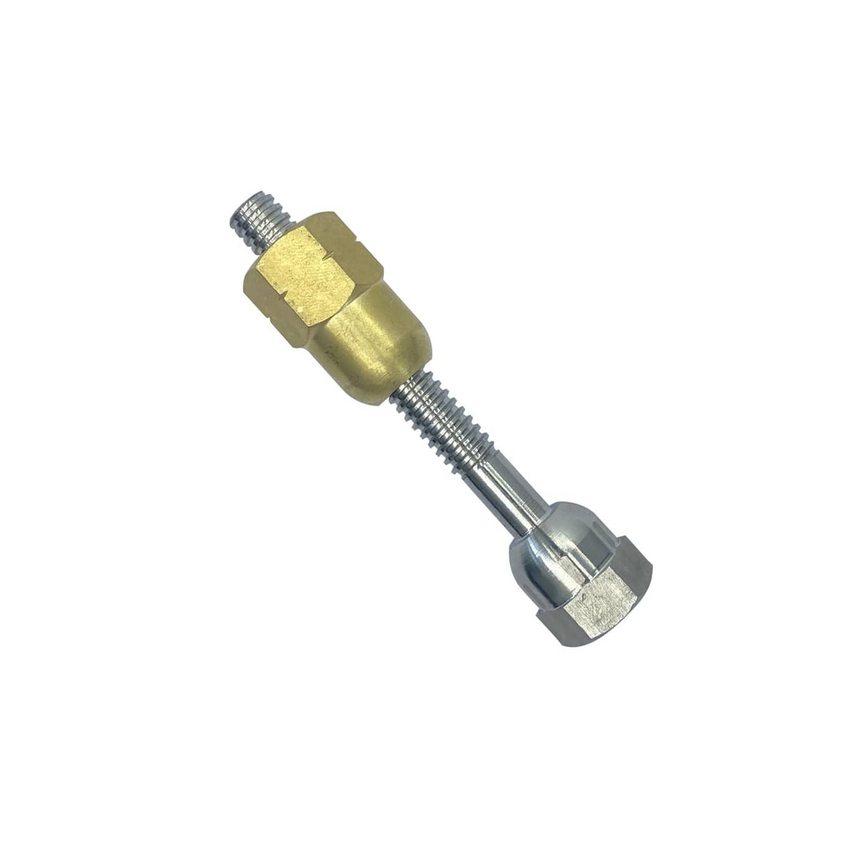 Brass clamp nut and stainless bolt assembly with hex head for pool filter clamps