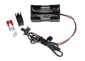 Traxxas 4-cell battery holder with on-off switch, red/black wire leads