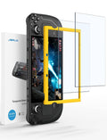 JSAUX 2-pack tempered glass screen protectors for a handheld console display