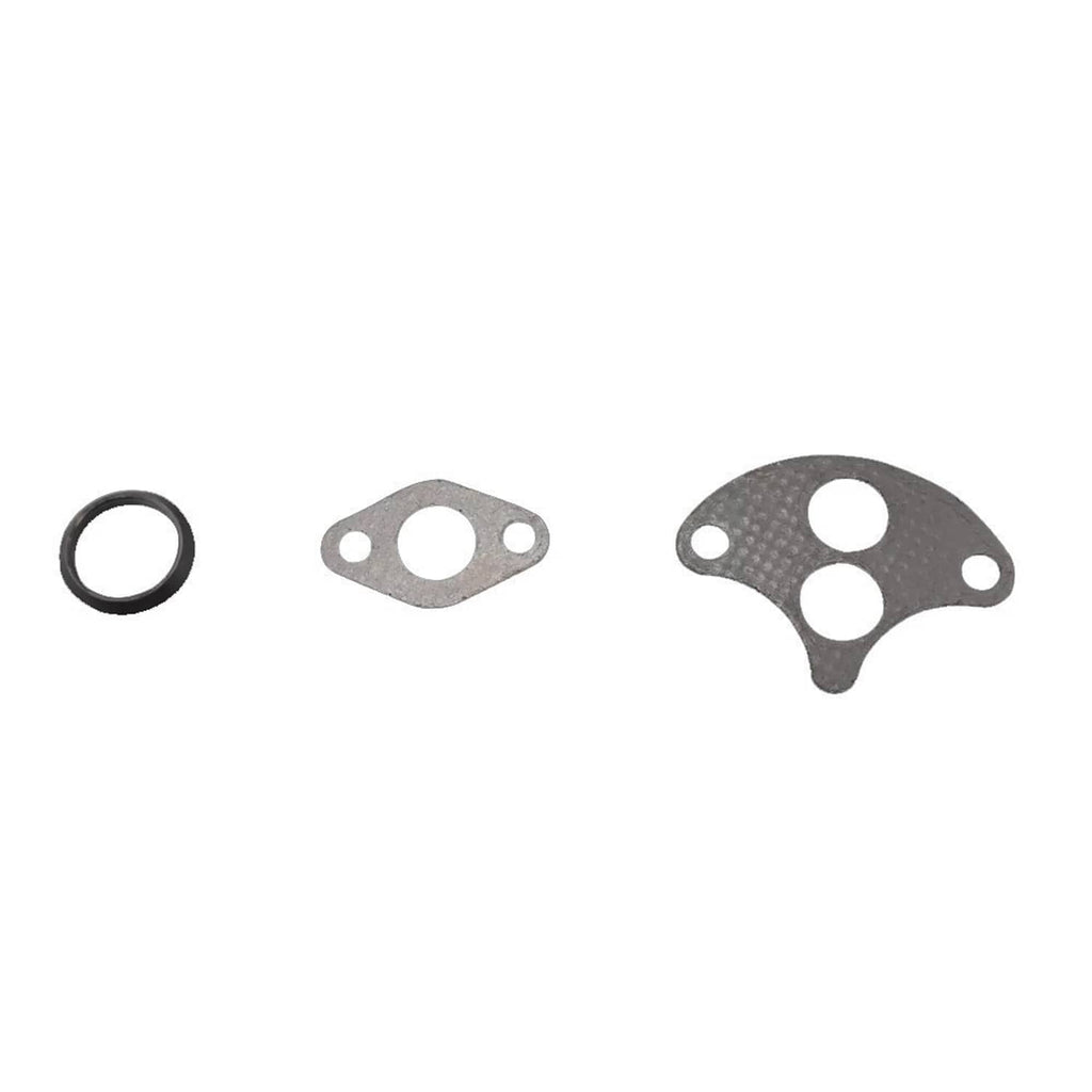 Intake manifold gasket set includes three small metal gaskets and one O-ring seal