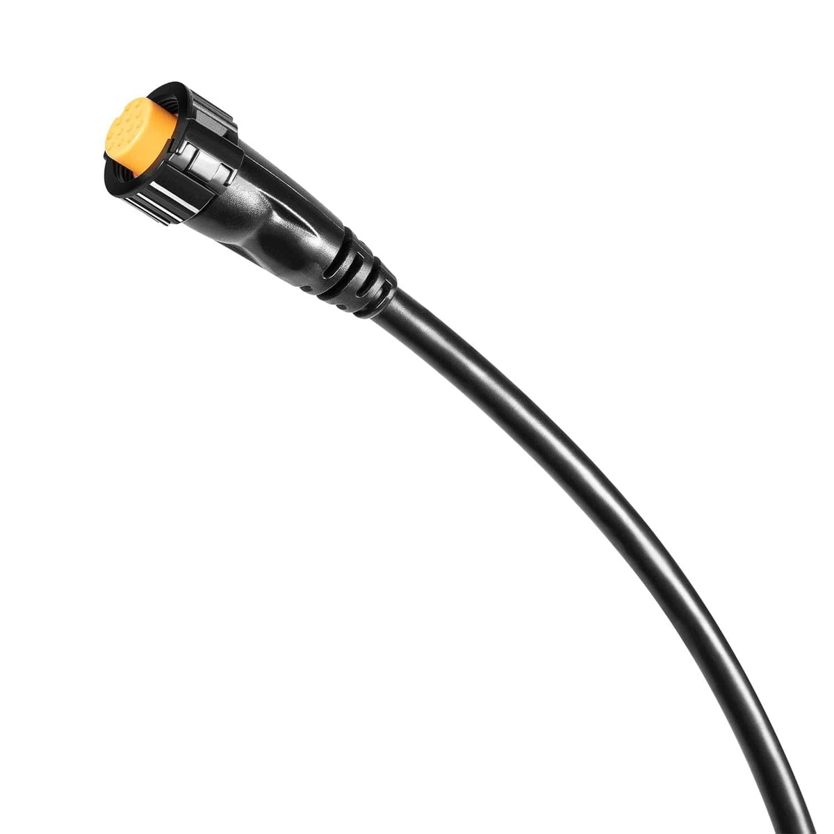 Single black transducer extension cable with orange 12-pin connector head