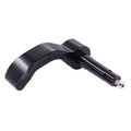 Black billet thumb throttle lever with textured grip and metal mounting stud