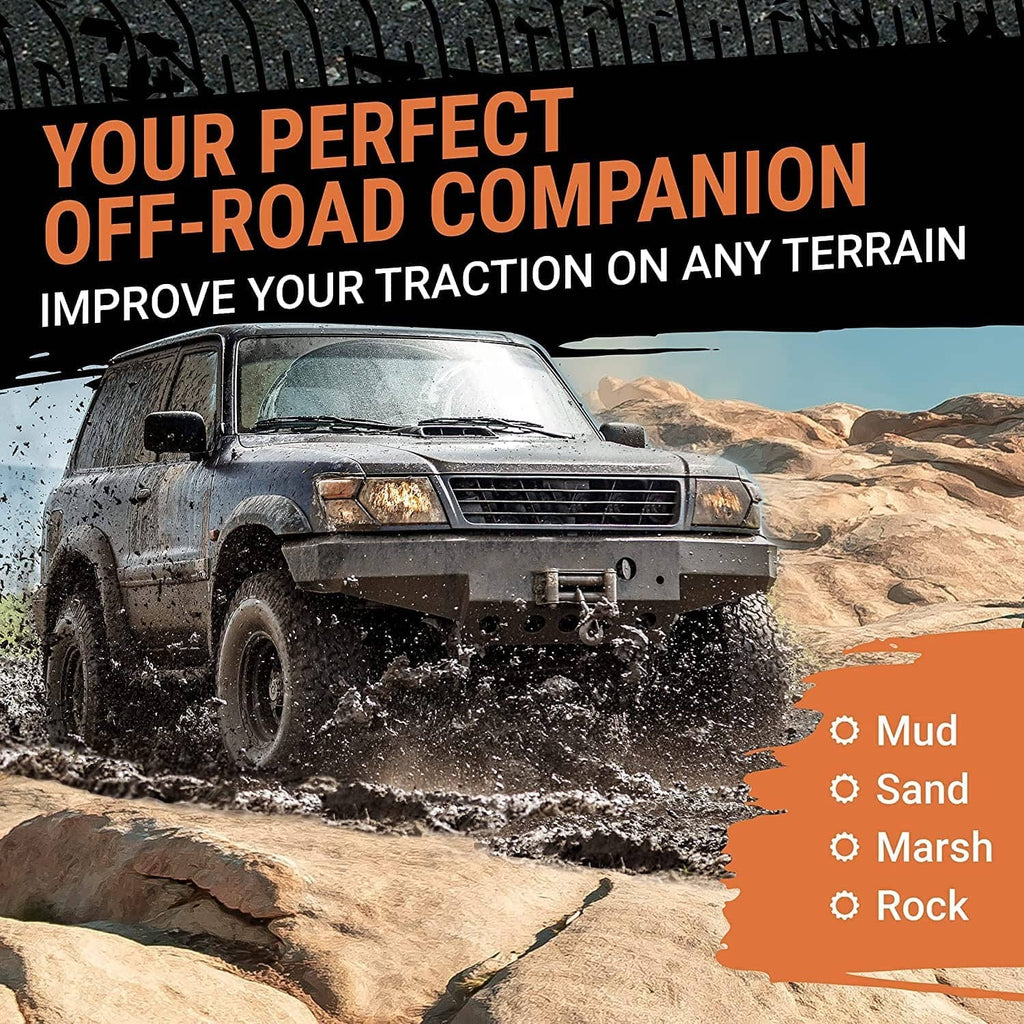 Off-road truck with tire deflator hose and gauge kit for trail terrain