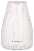 InnoGear essential oil diffuser, white-gray textured body with blue control light