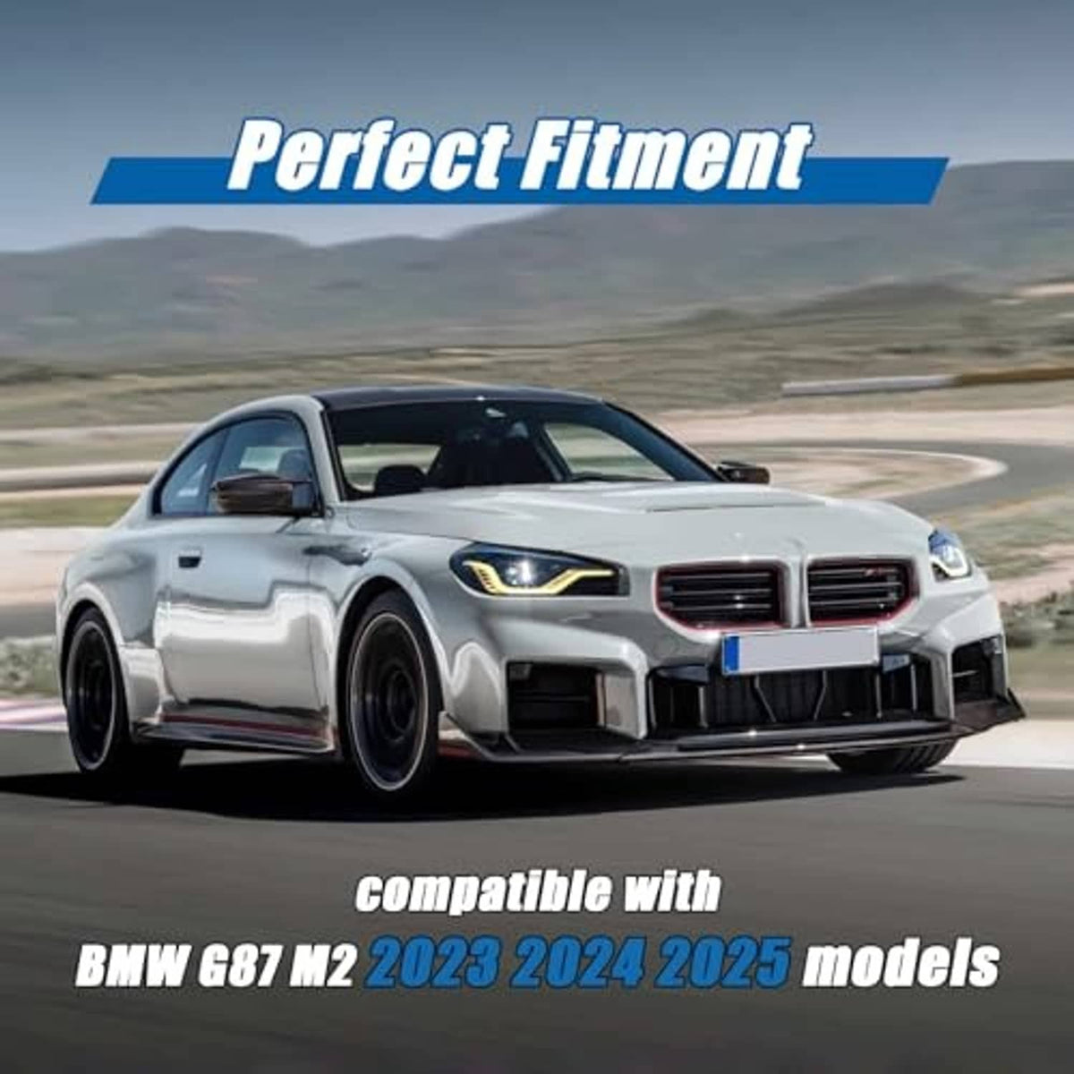 Front bumper grille mesh inserts on a car, three black diamond-pattern grilles