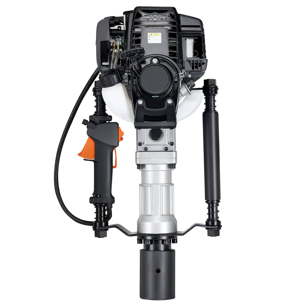 Uimoso gas-powered T post driver with 4-stroke engine and dual handles
