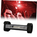 Universal roll bar LED interior light with clear lens and black nylon straps