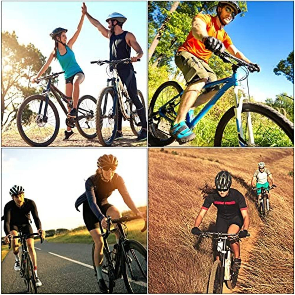 Bicycles outdoors showing handlebar riser for increased riding height