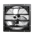 20 in wall-mount shutter exhaust fan with adjustable louvers and visible fan blades