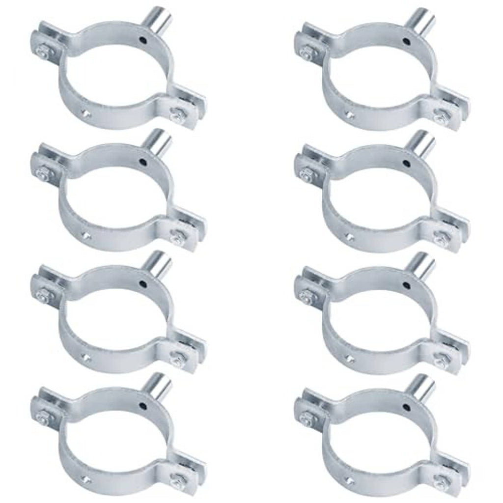 Galvanized split-ring pipe hanger pack with mounting screws