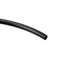 Black PVC wire harness tubing, smooth dark tube with 3/16 in ID