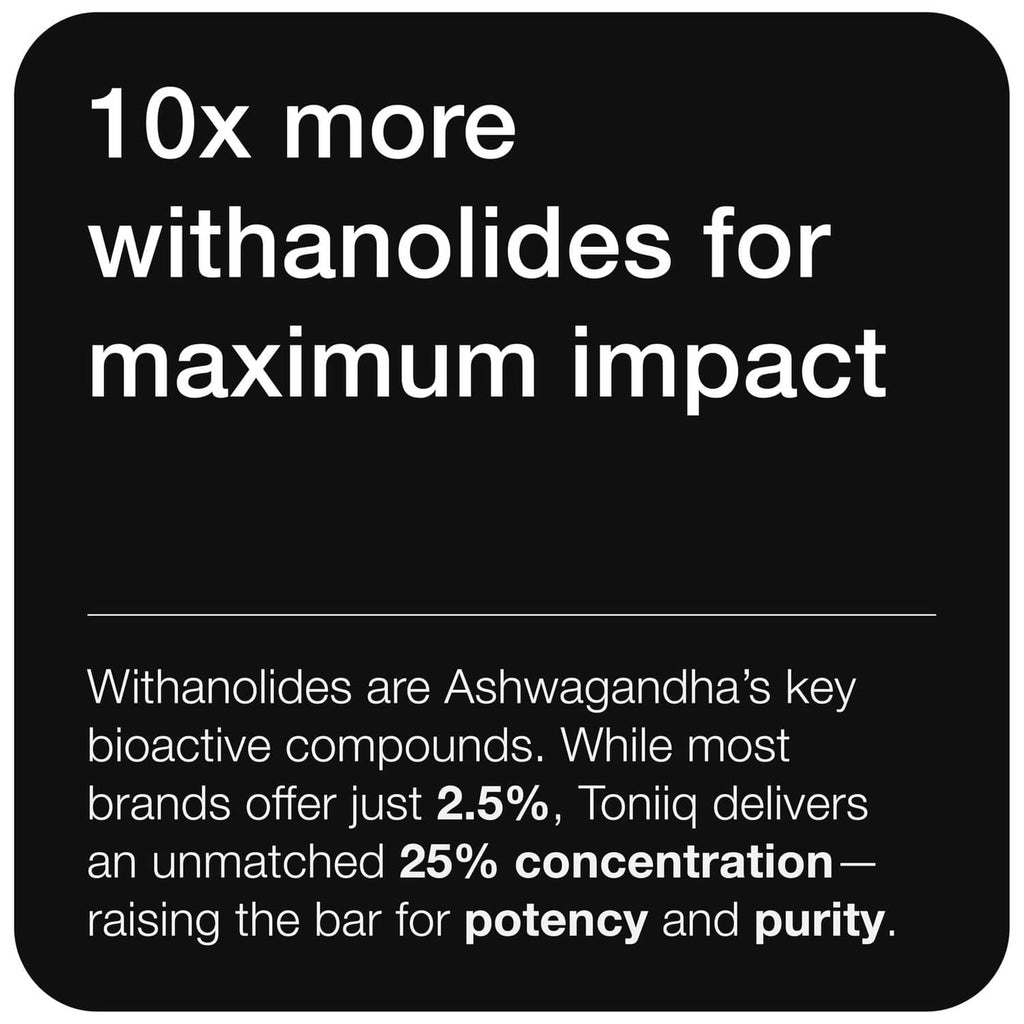 Marketing panel: 10x more withanolides for maximum impact